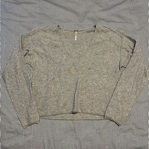 Free People cropped cashmere sweater
